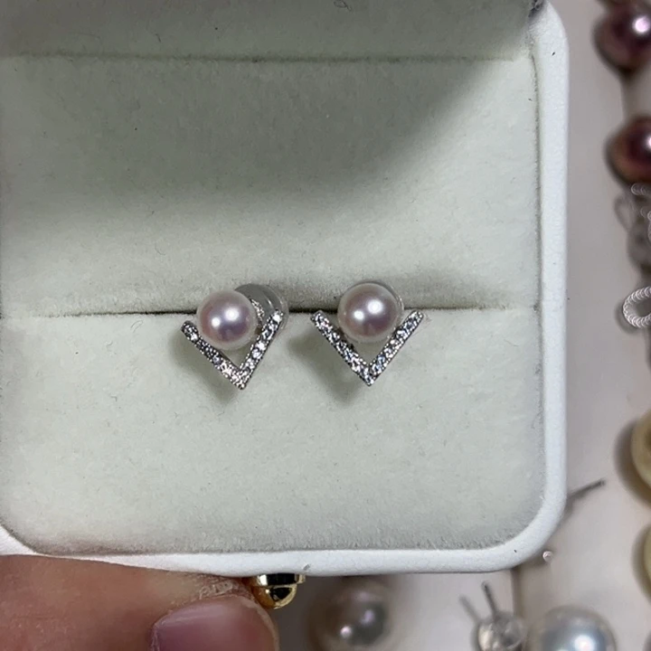 淡水珍珠颈饰银S925镶嵌