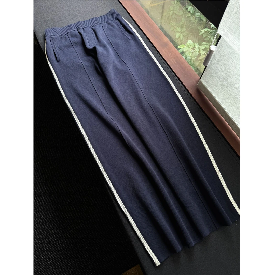 Team Yang-25春夏休闲慵懒速干百搭显瘦宽松高腰直筒垂感长裤2043