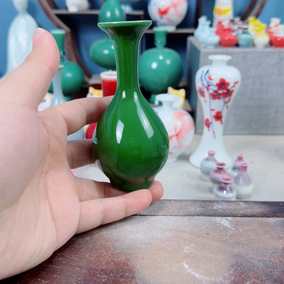 陶瓷手工小花器摆件