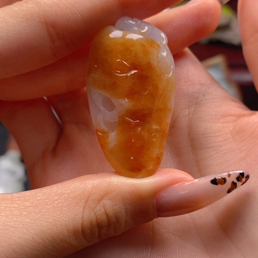 翡翠未镶嵌颈饰天然缅甸a货翡翠