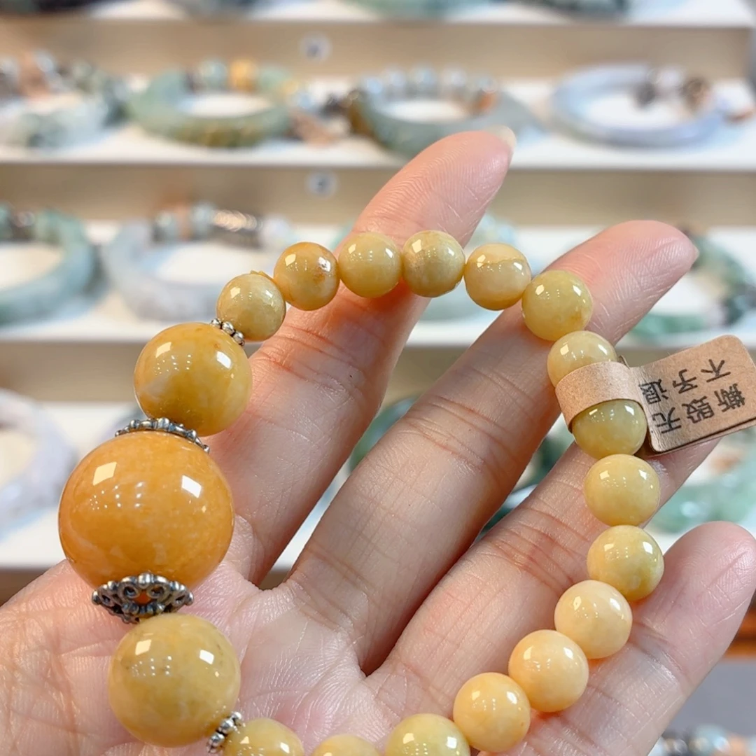 এ***༊翡翠未镶嵌手链手串