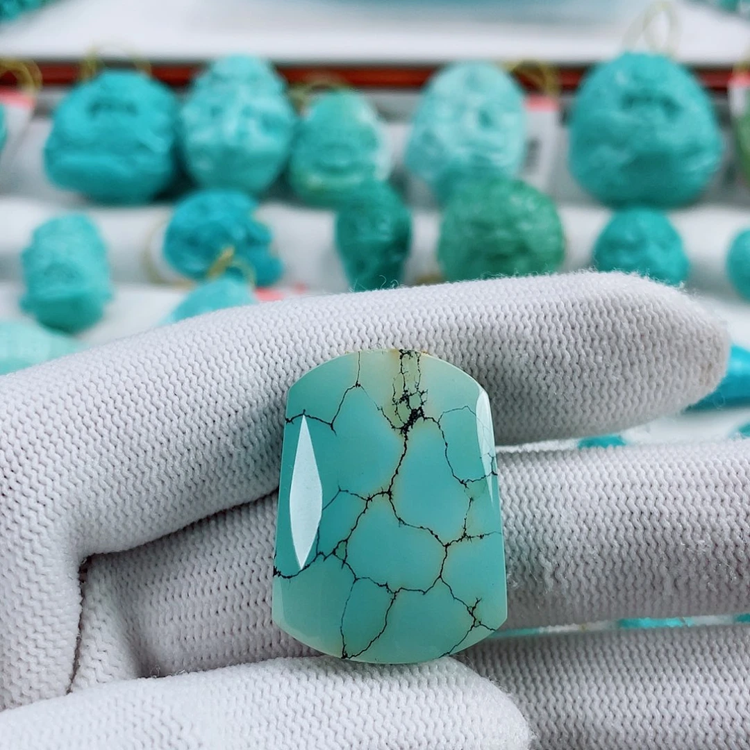 绿松石未镶嵌车挂