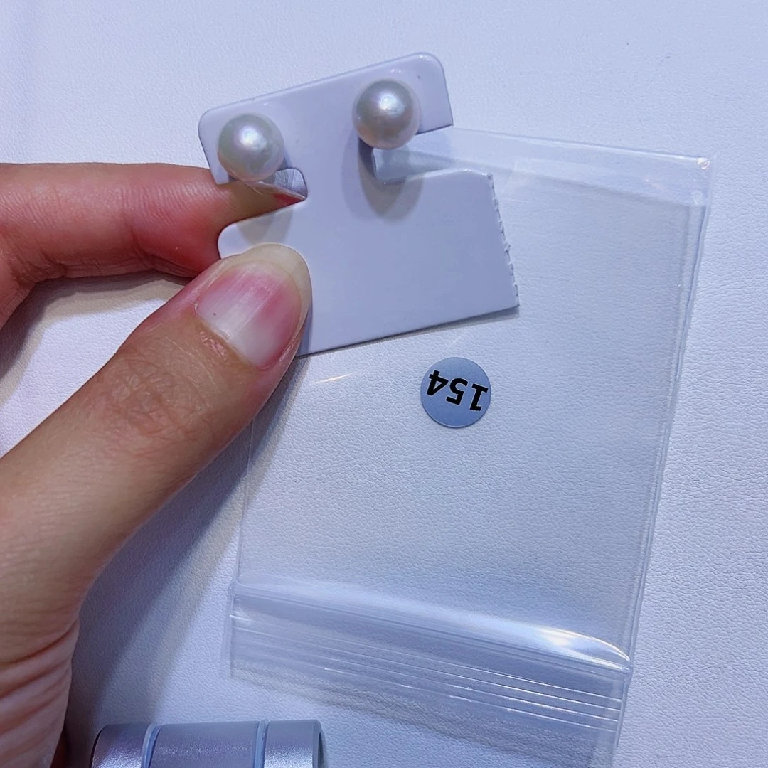 银S925镶嵌耳饰淡水珍珠