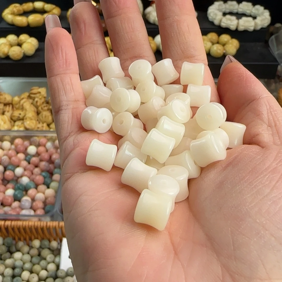 吊坠菩提根/象牙果卡9白玉竹节100卡牌➕20备珠