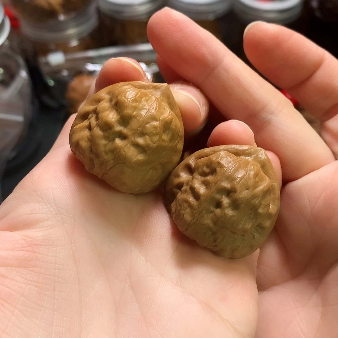 把件文玩核桃古蟾手捻