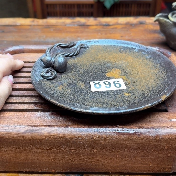 纯手工制作粗陶茶具