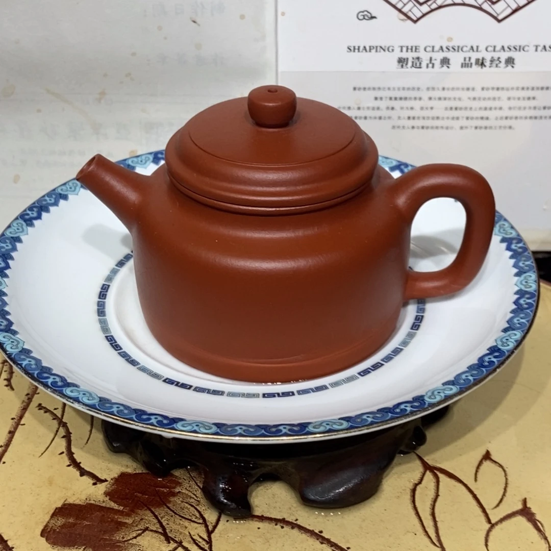 紫砂茶壶赵庄朱泥容量150