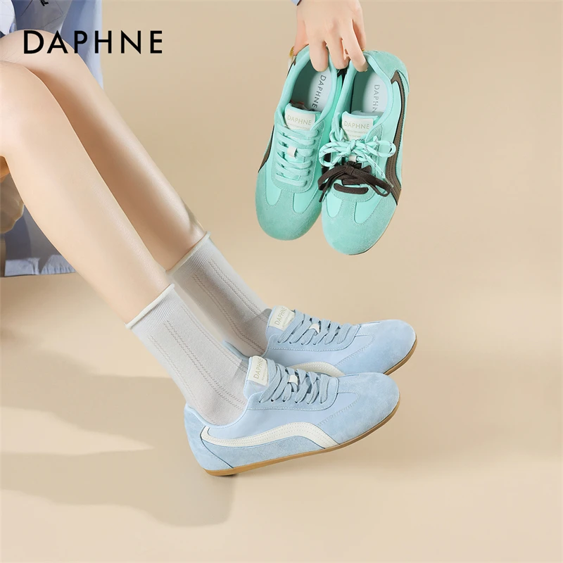 达芙妮德训鞋女鞋2025夏季新款软底透气阿甘鞋时尚百搭运动休闲鞋