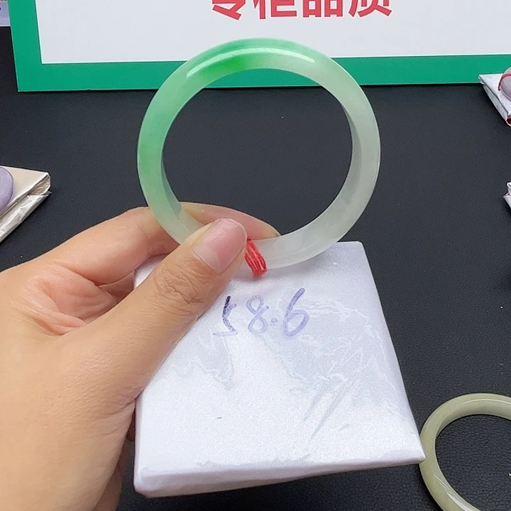 硅胶纯铜手镯58.6