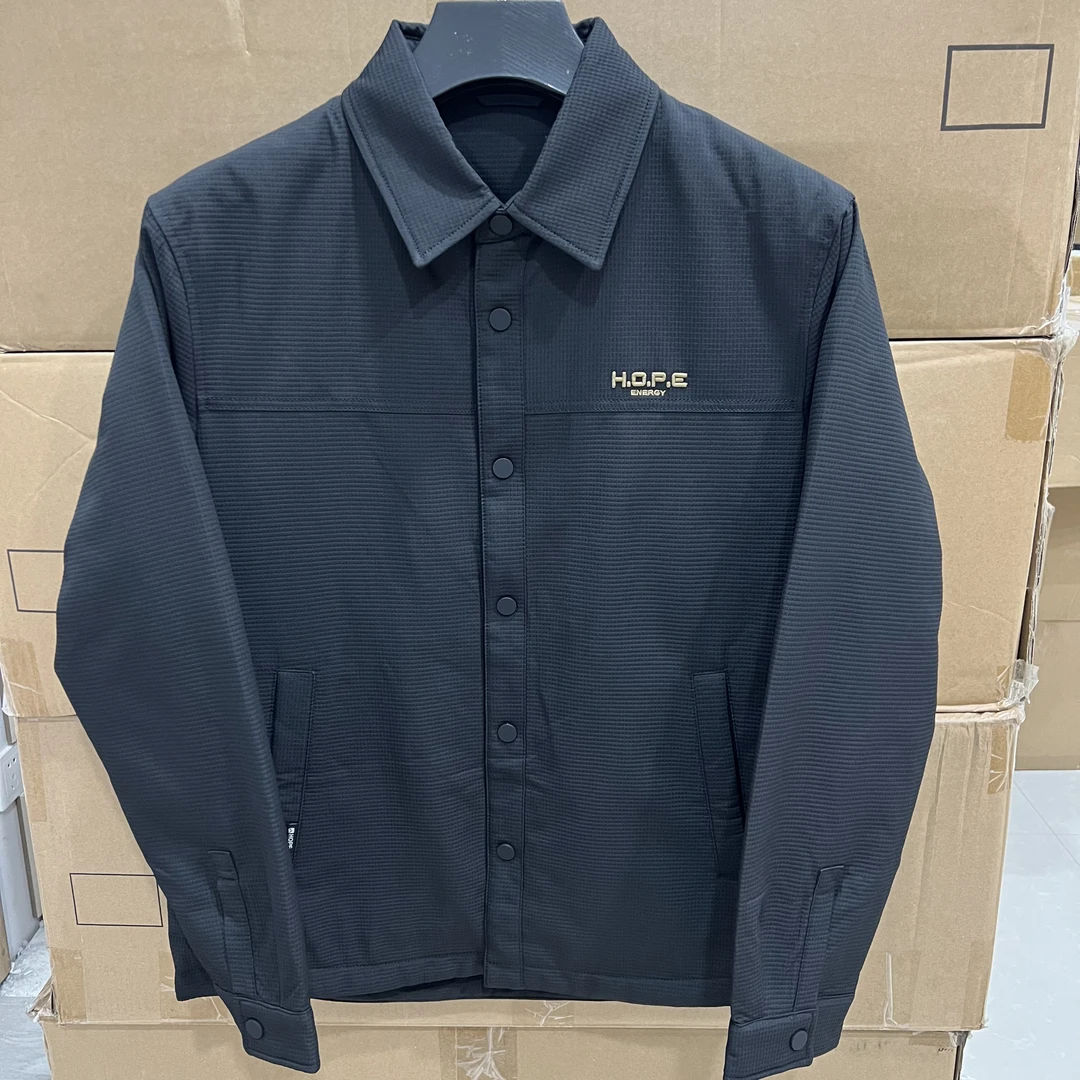 8912撤柜H剪标黑色翻领挺阔暗扣冬季男士外套短款轻薄羽绒服