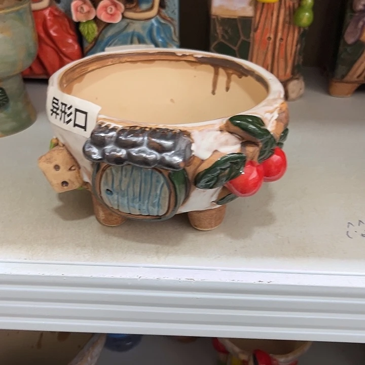 粗陶材质多肉花盆