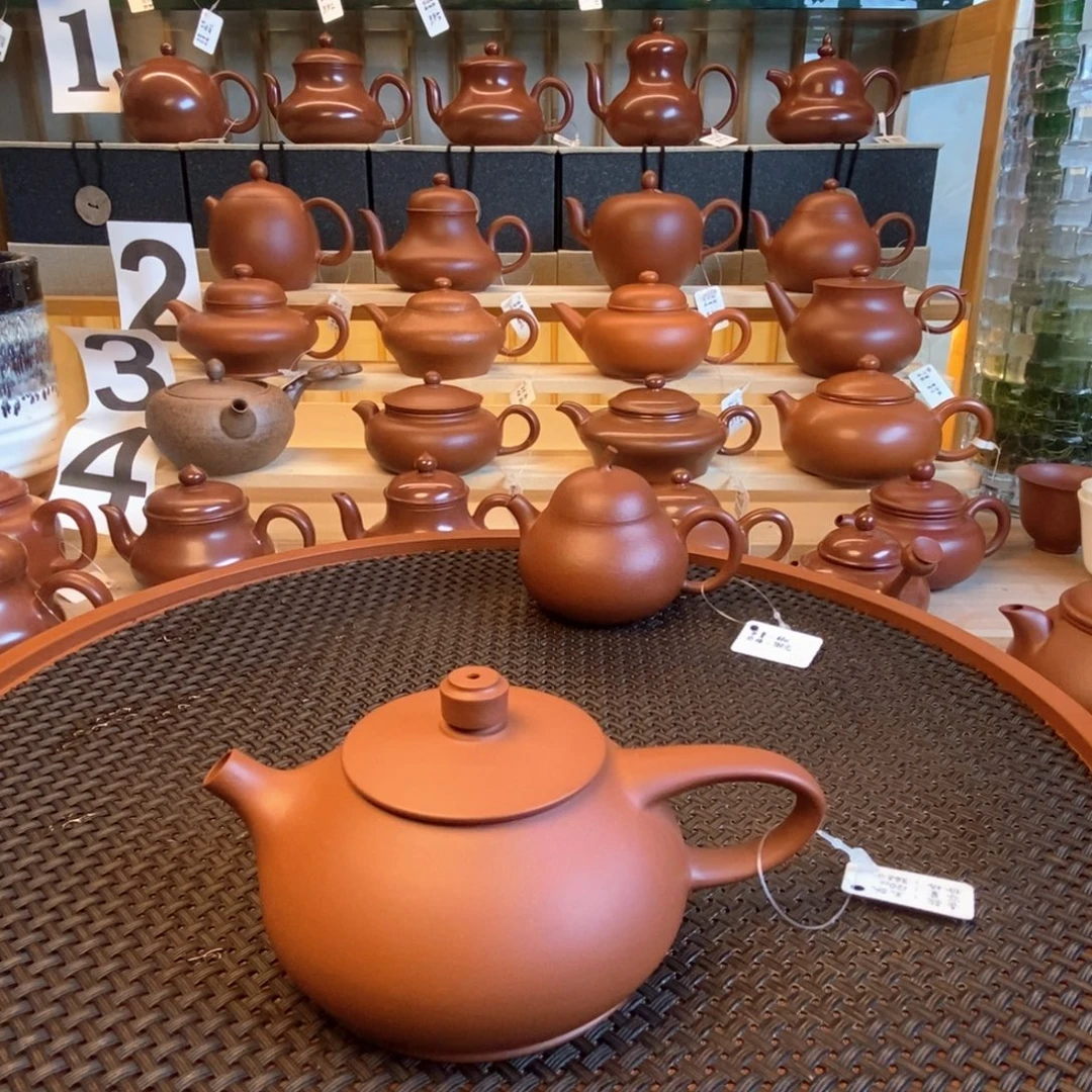 茶壶紫砂福利品全手工瓢壶120cc