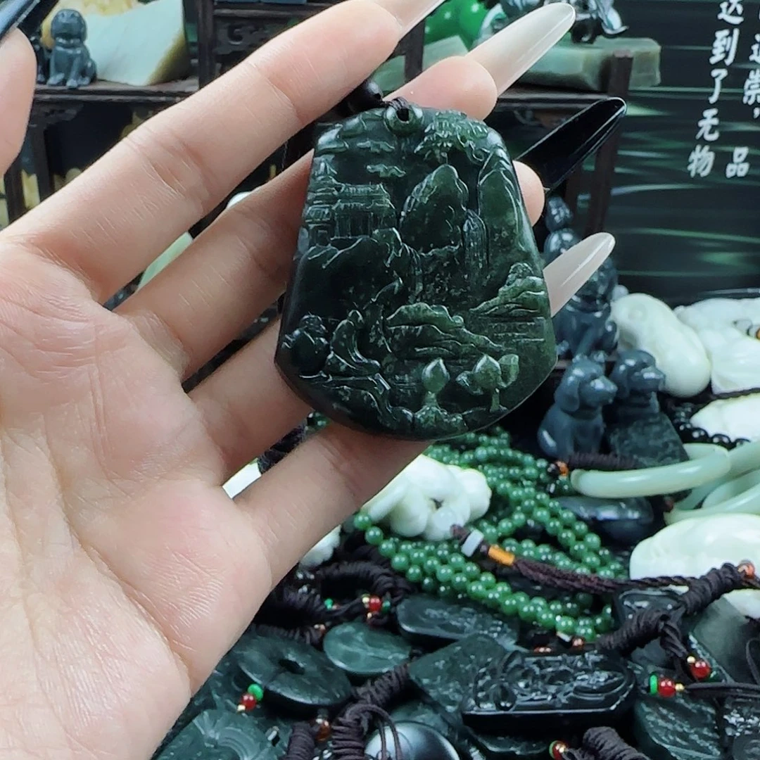 未镶嵌和田玉笔搁