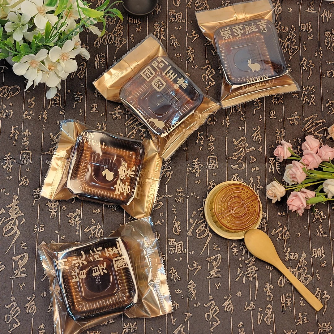 月饼内袋2025新款月饼包装袋机封袋万事胜意袋加厚中秋月饼袋批发
