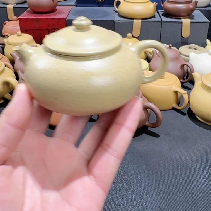 茶壶紫砂本绿寒江150cc