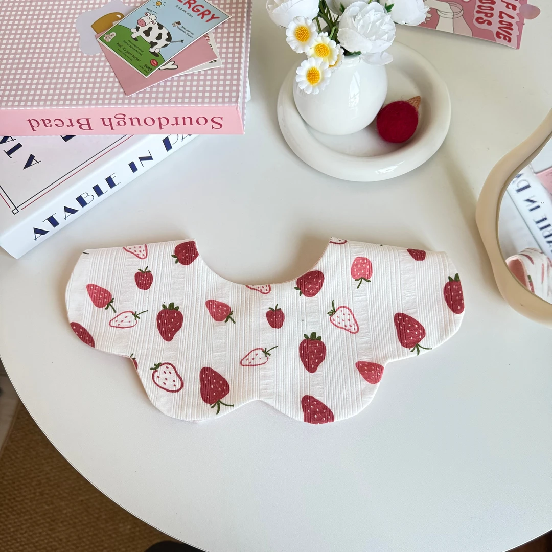 [280]侧标直播Ins婴儿口水巾宝宝围嘴柔软透气防吐奶围兜