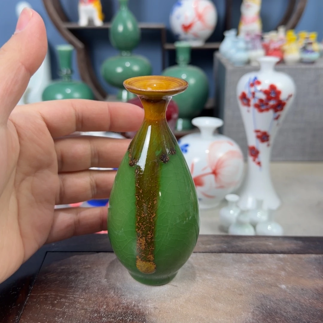 陶瓷手工小花器摆件