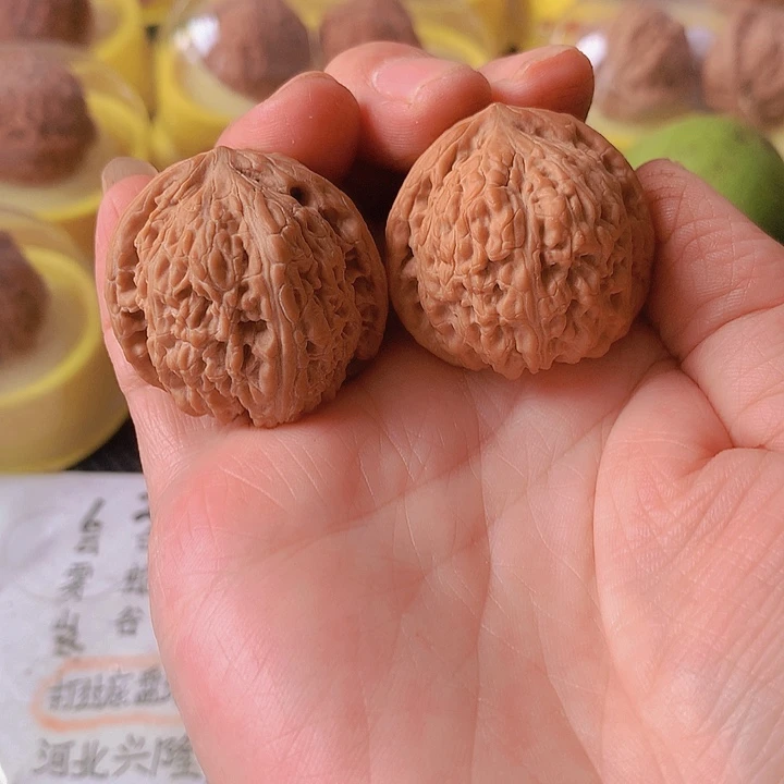 吊坠文玩核桃34尺红玛瑙