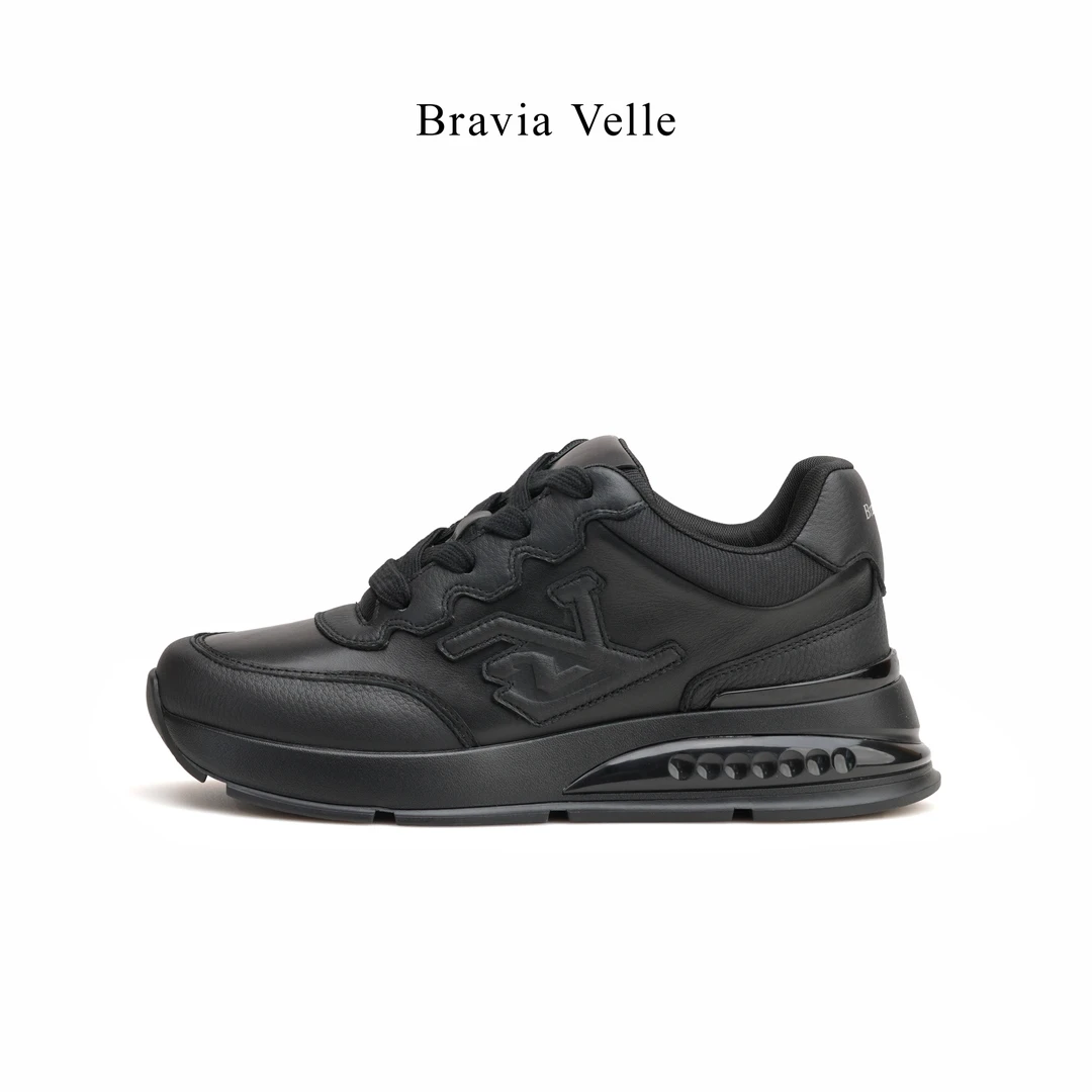 Bravia Velle秋冬运动舒适休闲厚底增高潮流时尚百搭男士低帮男鞋