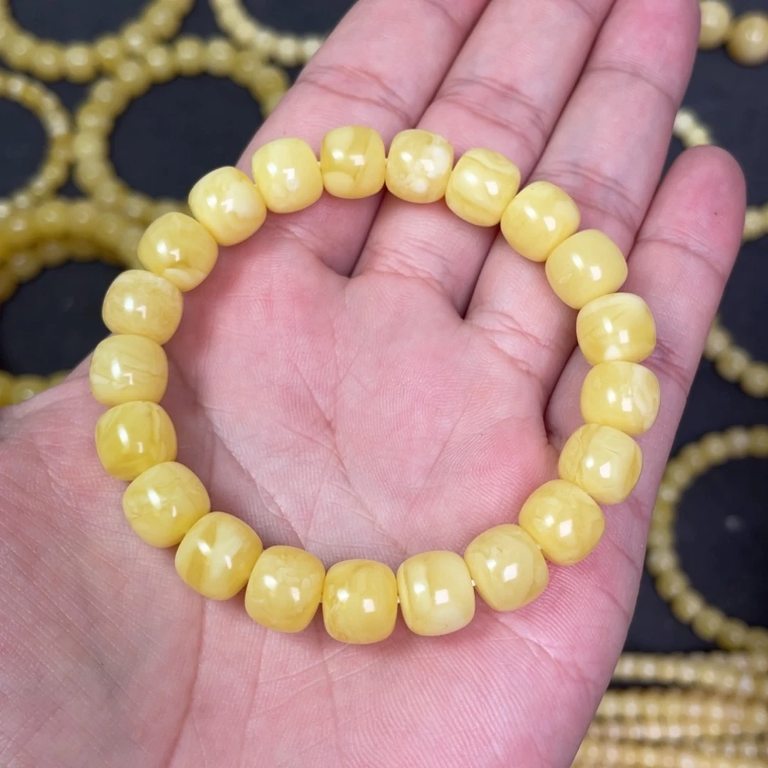 裸石蜜蜡未镶嵌蜜蜡手串10mm