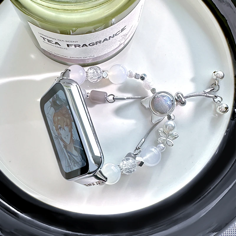 原创雪猫适用小米手环9pro表带5/6/7/8华为手环小米手环8pro表带