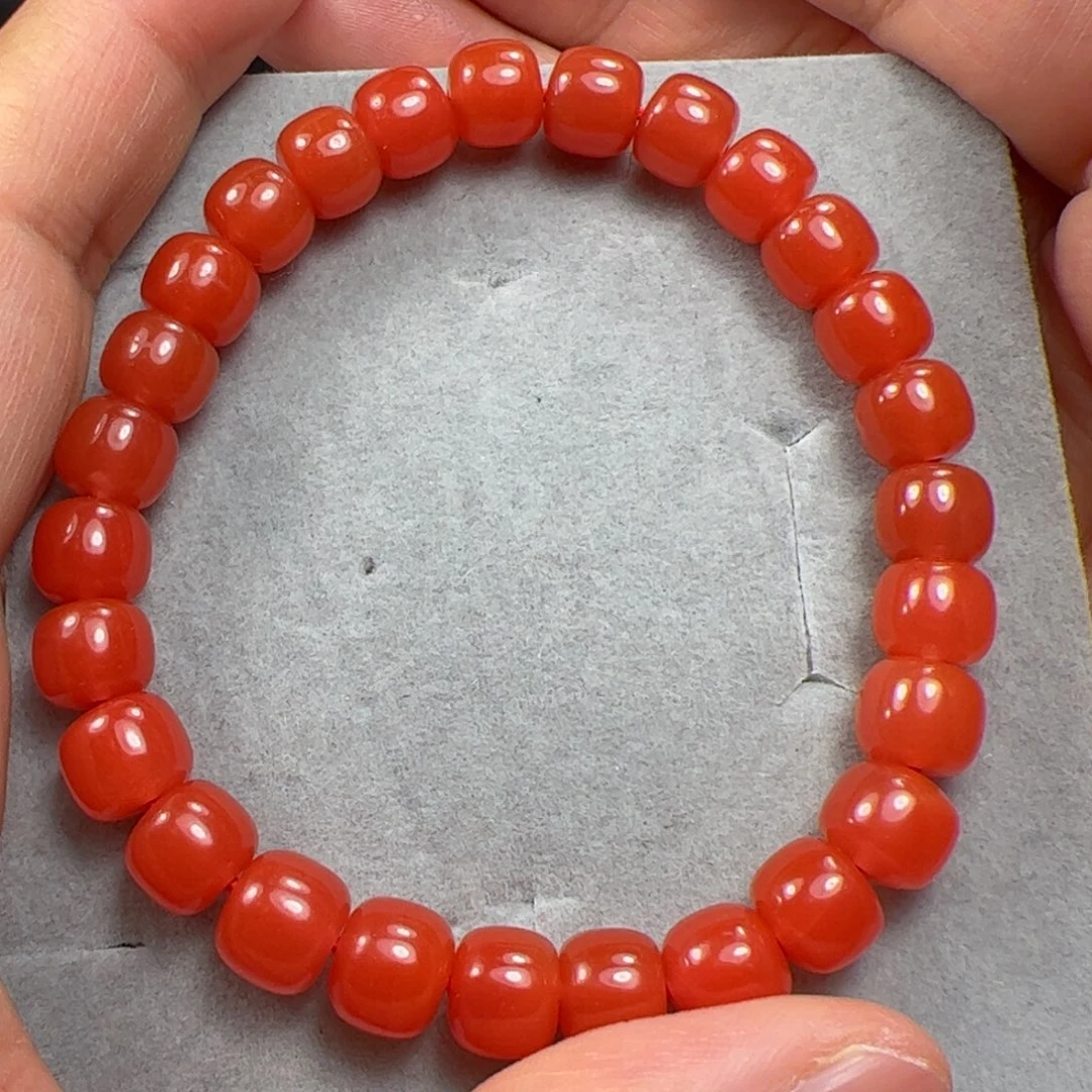 南红玛瑙手串未镶嵌