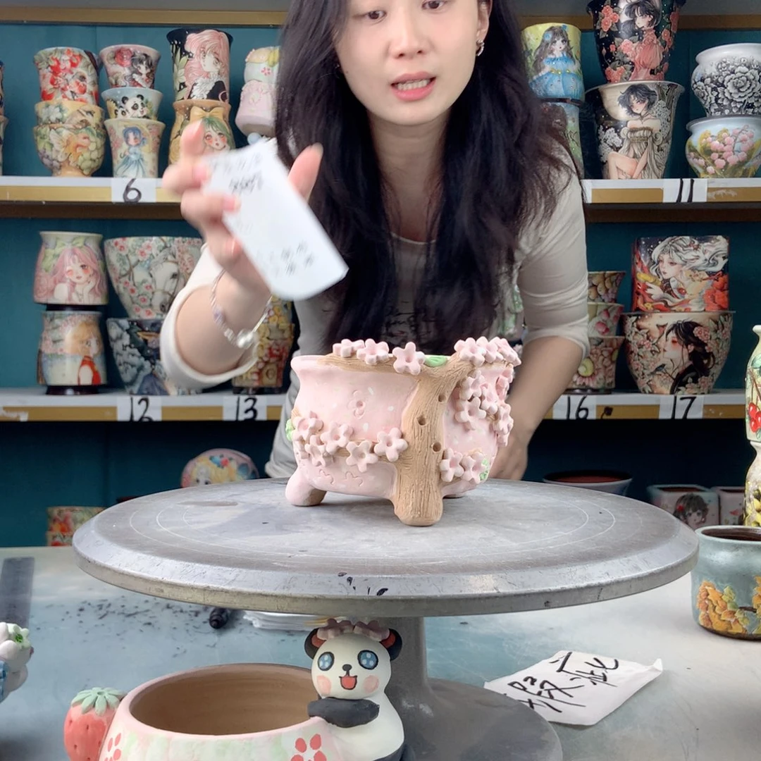 罐景德镇手工瑕疵887