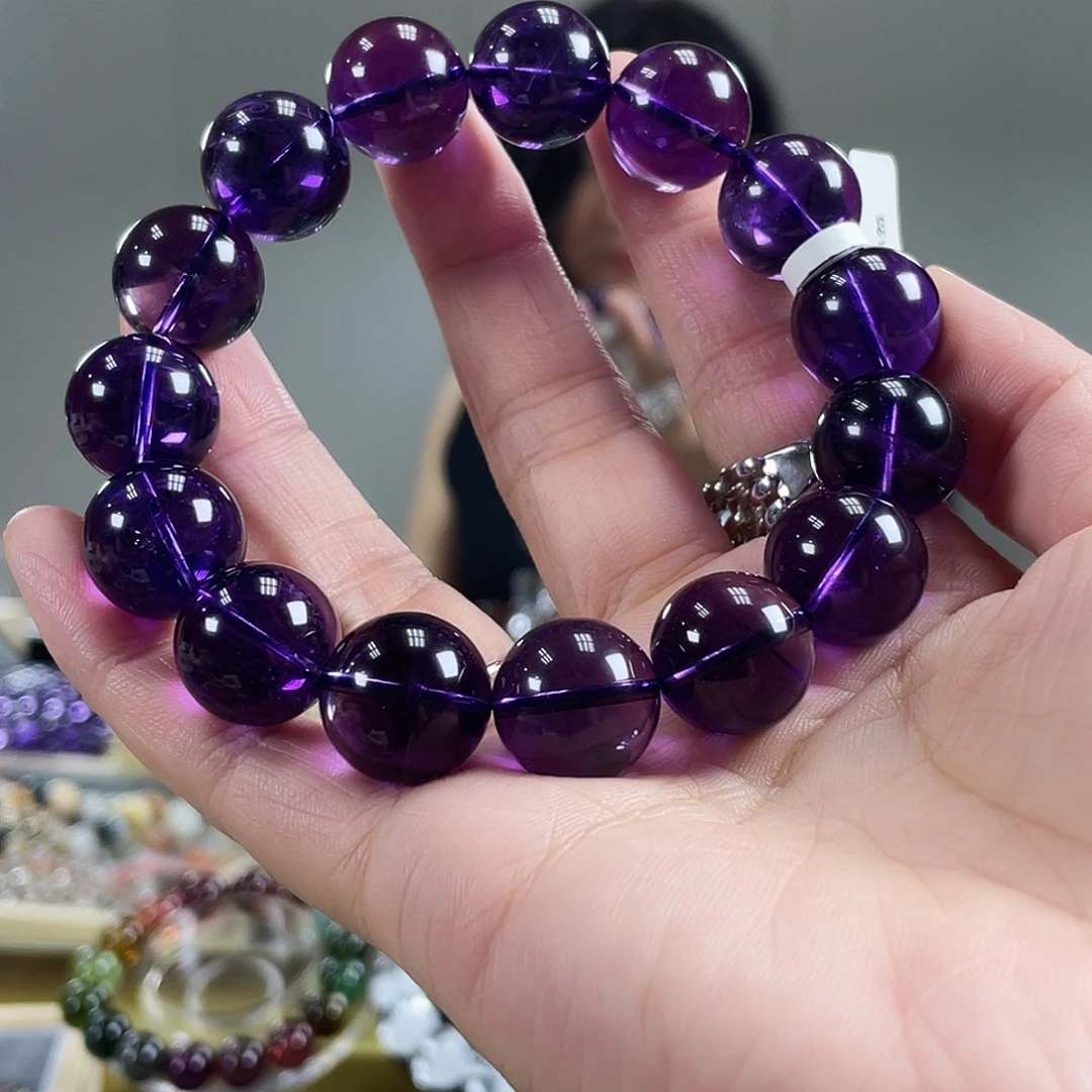 ****未镶嵌手链水晶紫水晶15.6