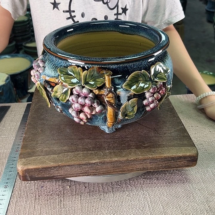 泳坤堂石湾盆陶瓷