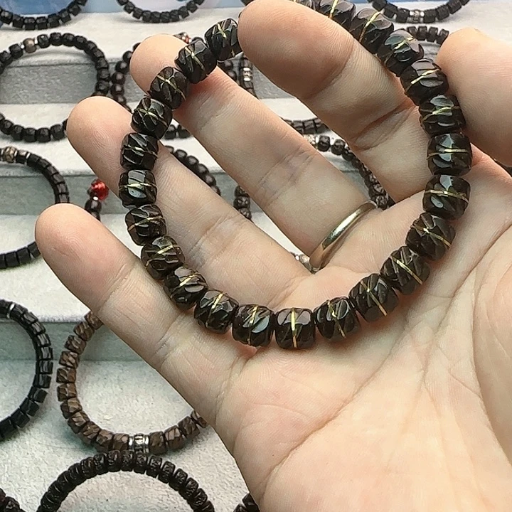 【闪购商品】手串椰蒂98金腰带龙鳞