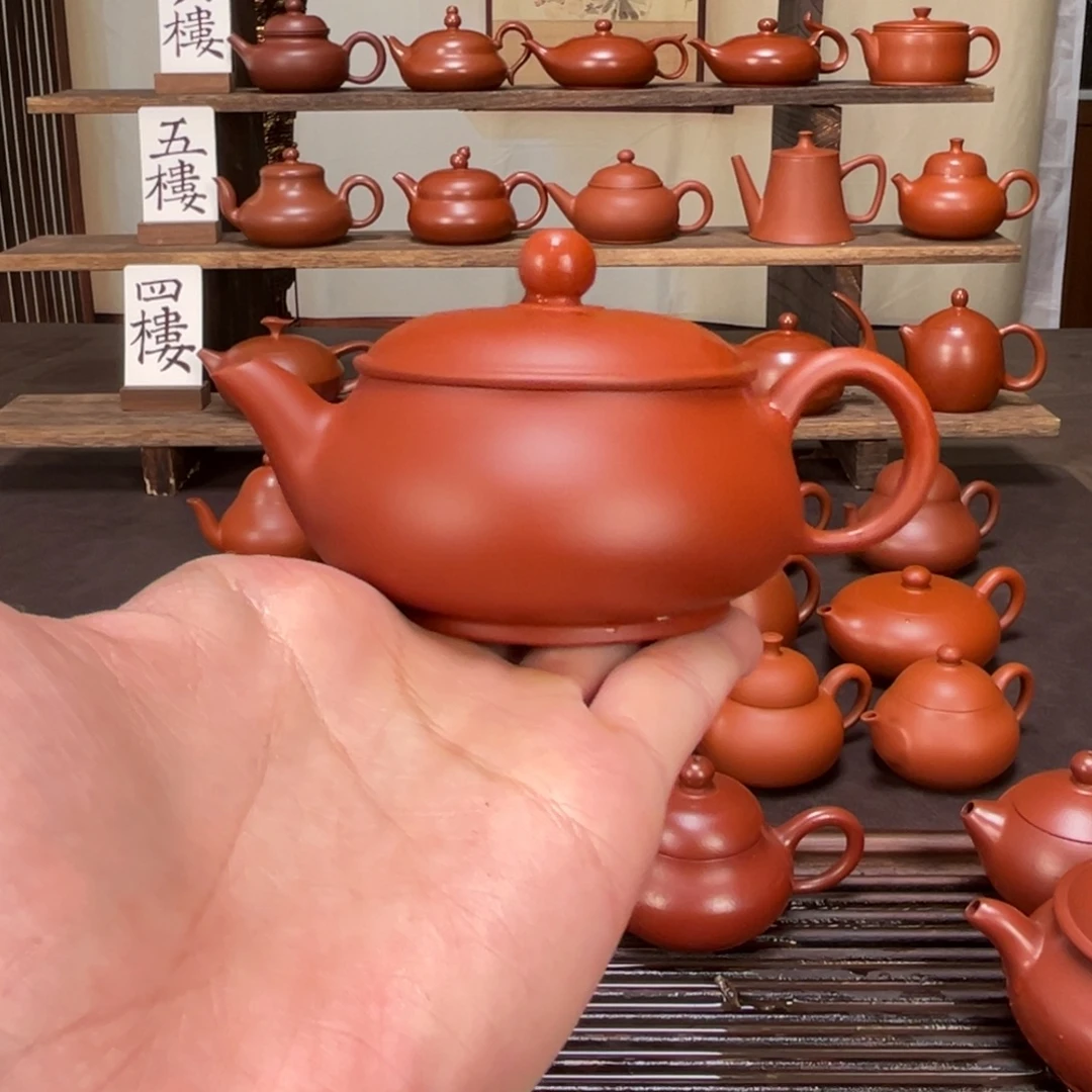 紫砂茶壶明炉超薄130cc
