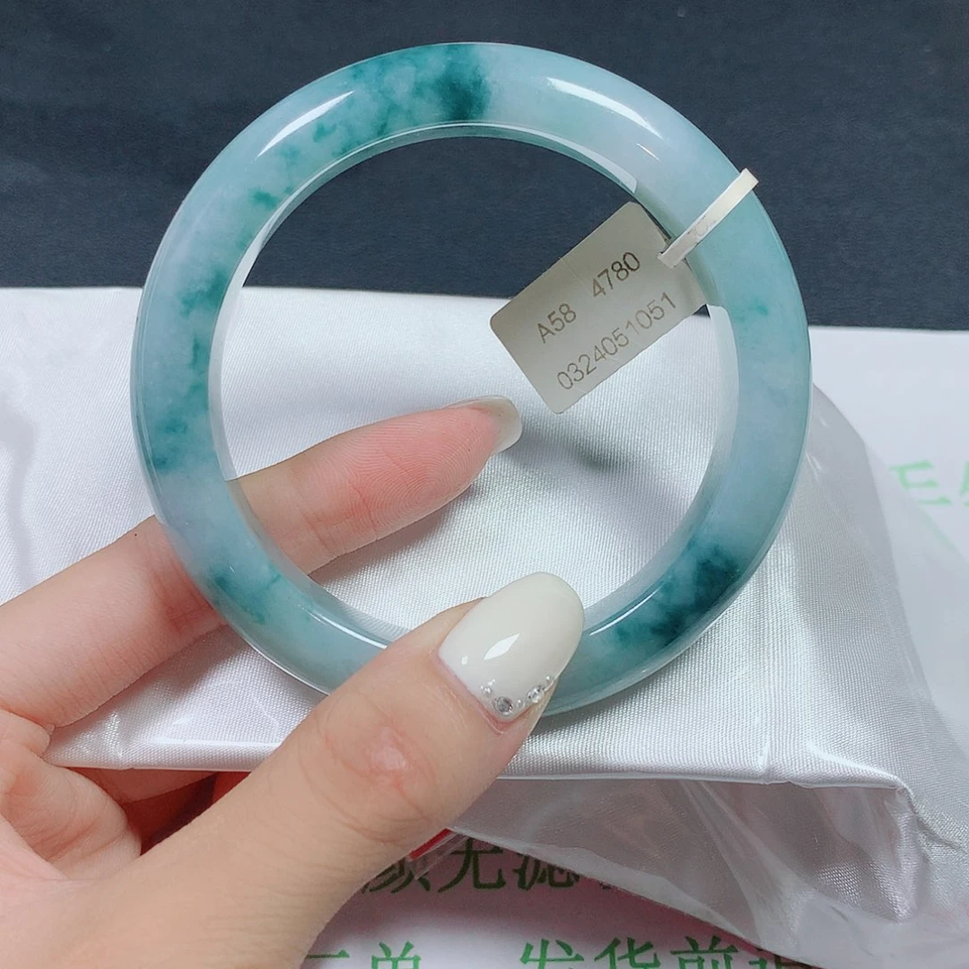 未镶嵌手镯翡翠翡翠手镯58