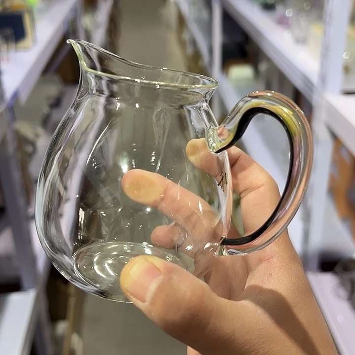 孤品 清悦公道杯 绿凤尾