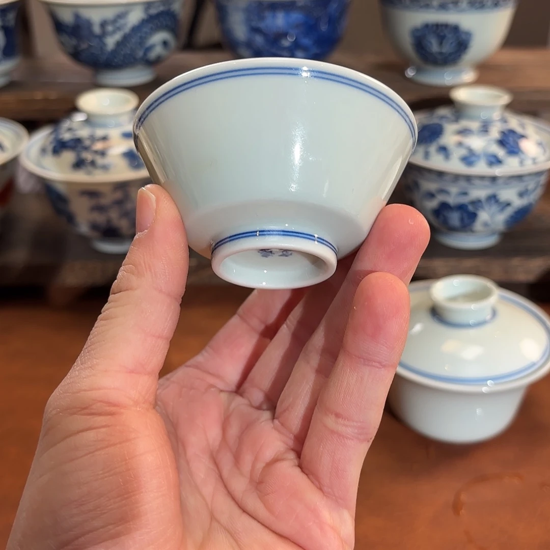 景德镇纯手工小马蹄杯50