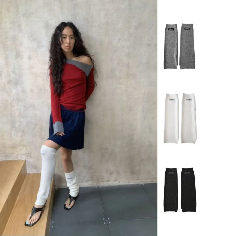 【manzanilla】25秋冬 J25AW030594 珠地肌理针织袜套