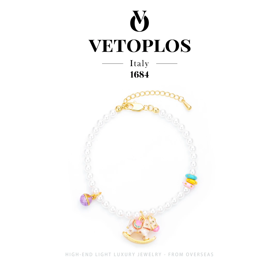 【甜心木马】vetopols高级新中式轻奢珠珠手链F0478