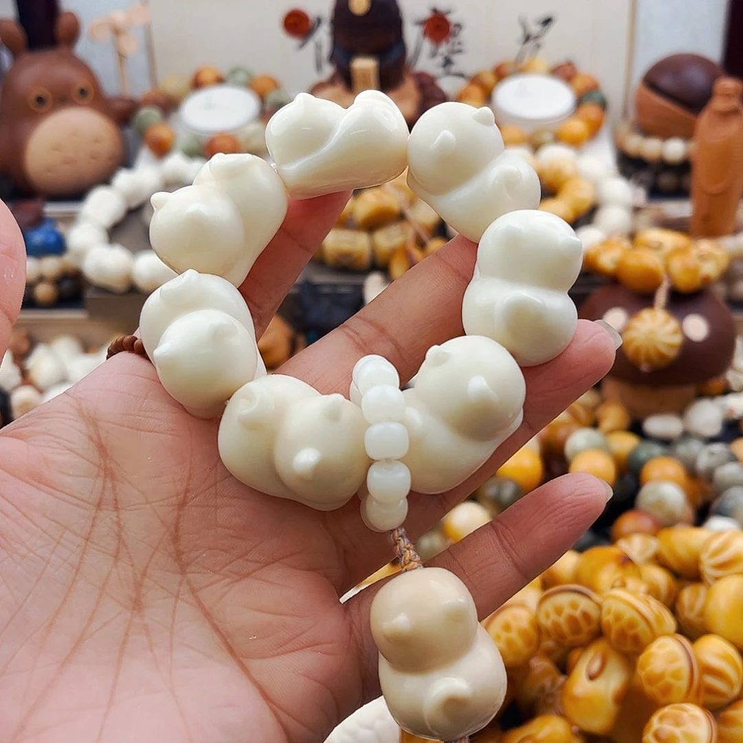 菩提根/象牙果手串懒**懒懒