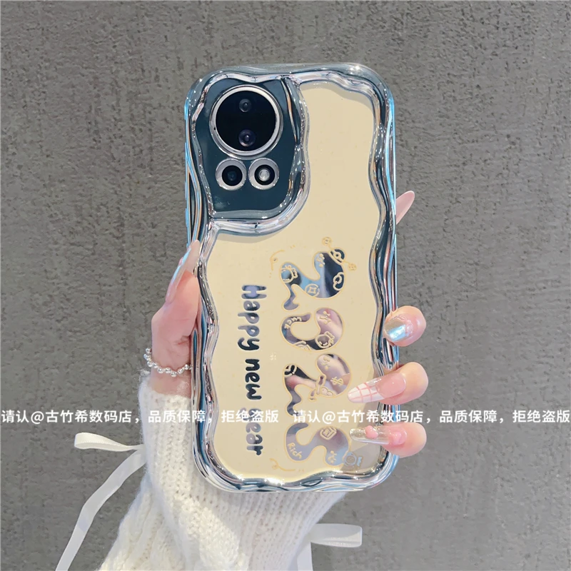 （华为nova系列）曲边纹电镀适用nova13/12/11/10/9/8/7/6/5手机壳