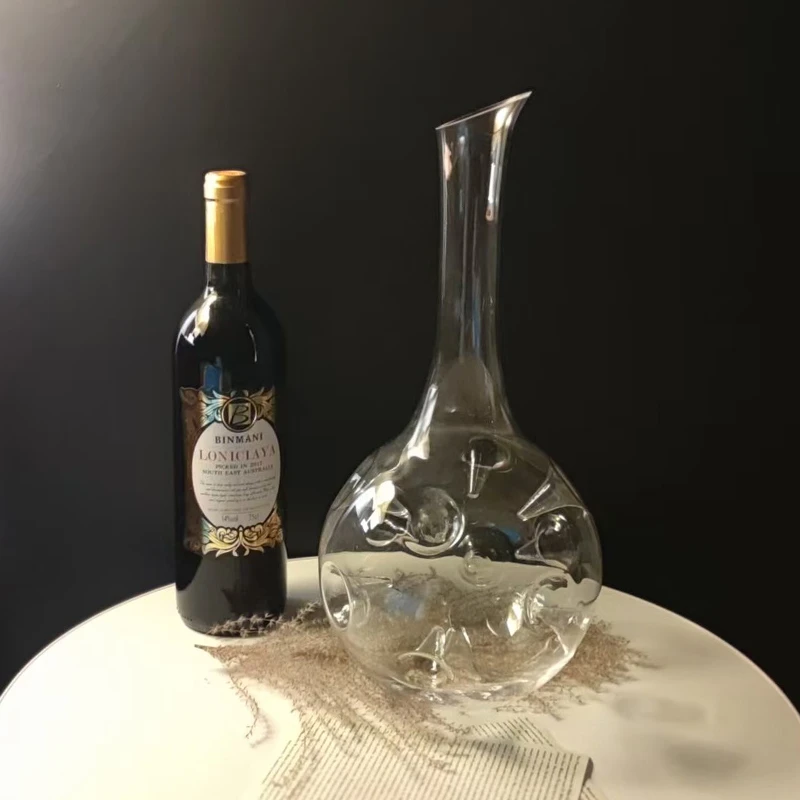 轻奢日常送礼葡萄酒杯高档醒酒器手工复古风创意个性家用酒具洋酒