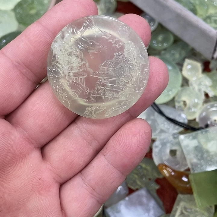 合金蛇纹石玉颈饰