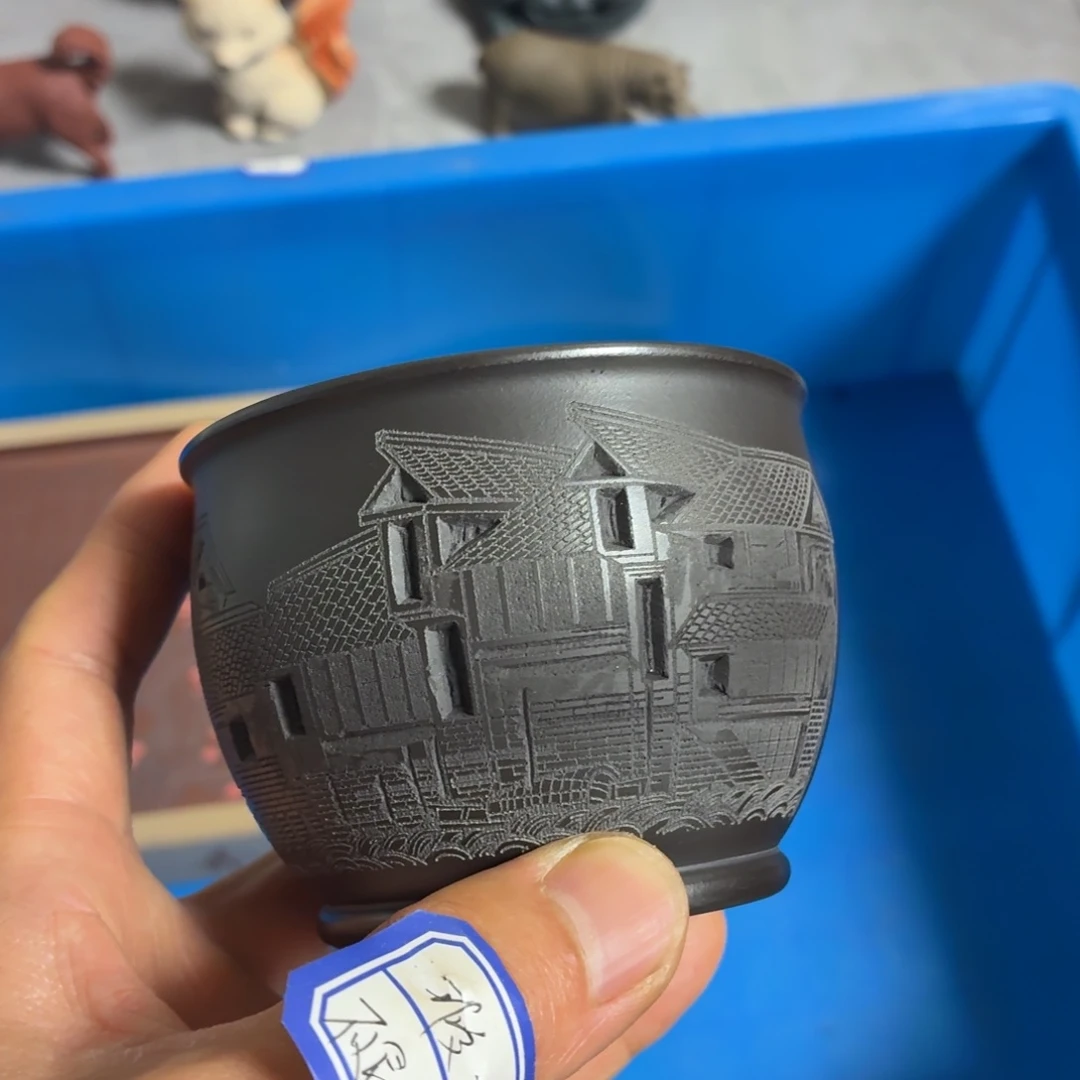 茶杯紫砂瑕疵不退不换介意勿拍