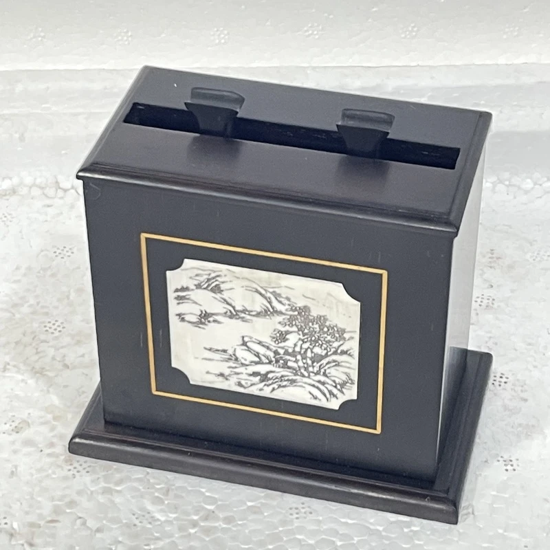 5613 大叶紫檀精工款跳盒摆件