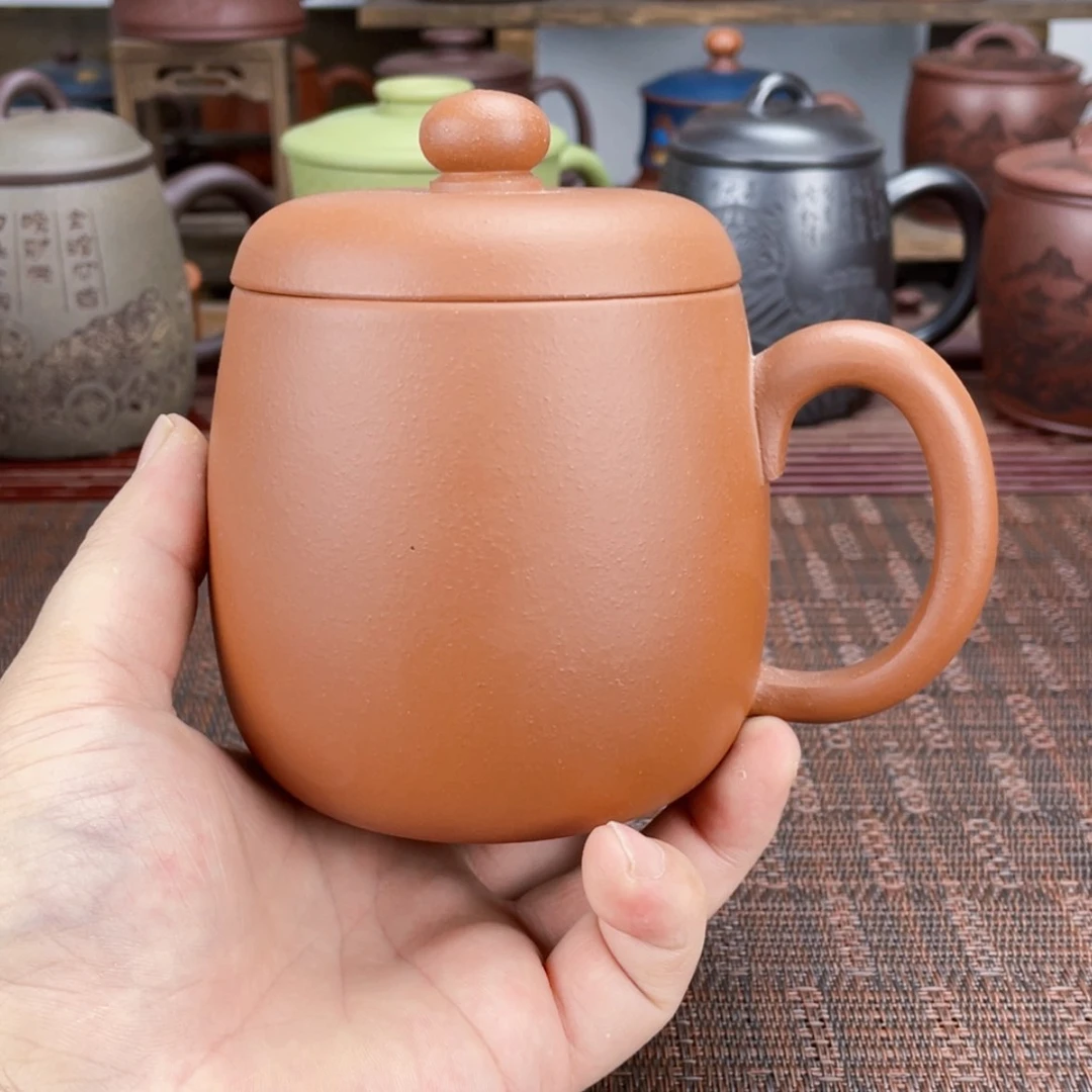 【闪购商品】茶杯紫砂宜兴原矿紫砂盖杯微瑕