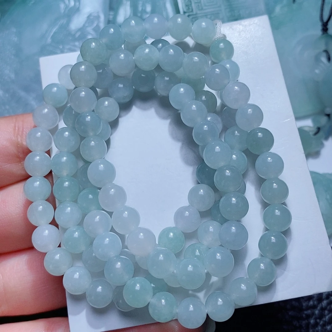 定制翡翠未镶嵌毛货付款后确认抛光