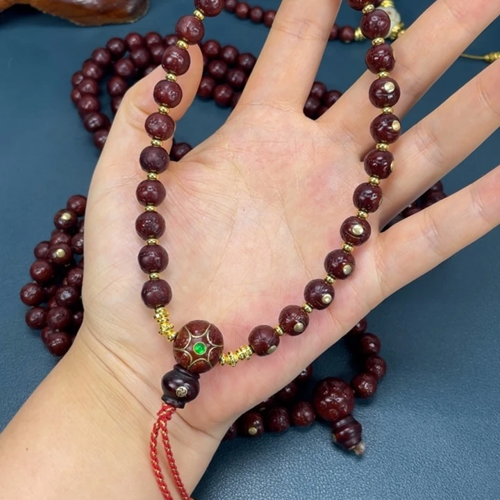 凤眼菩提吊坠手持 9006