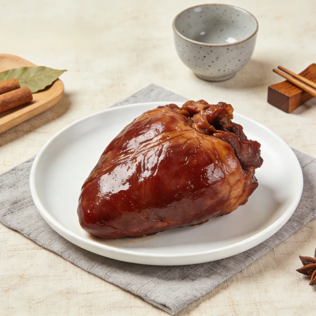 龙源烧肉特色熏猪心（1个）