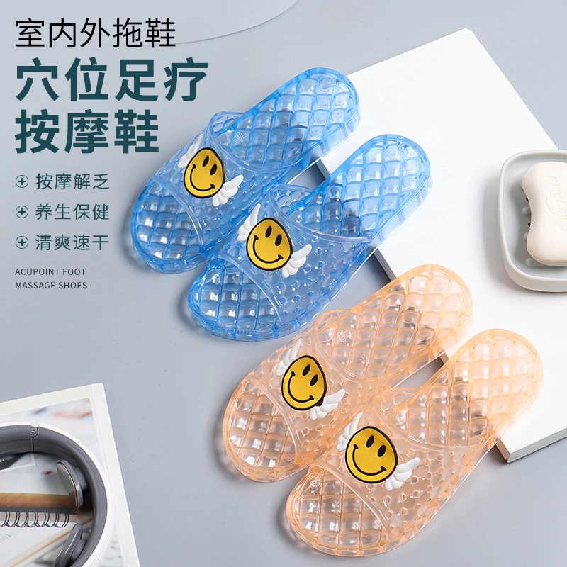 夏季耐磨居家一字拖卡通塑料凉拖鞋软底夏天防臭情侣厚底防滑外穿