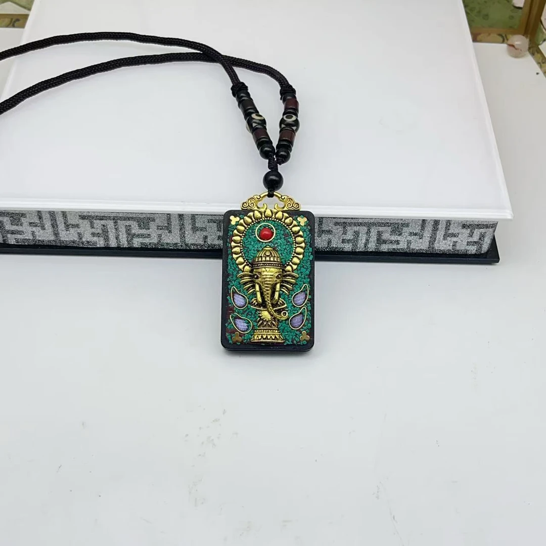 天然檀木国风象神吊坠 K100—多样性发