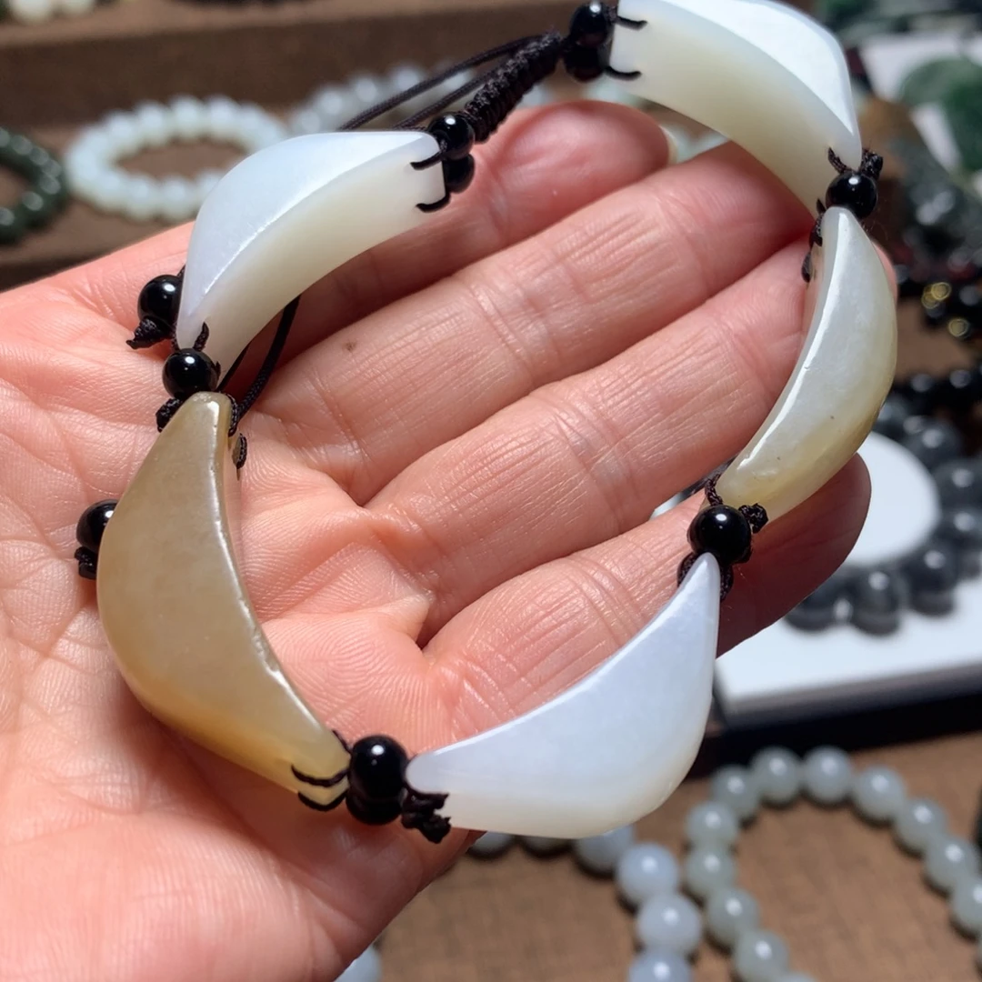 和田玉未镶嵌手链