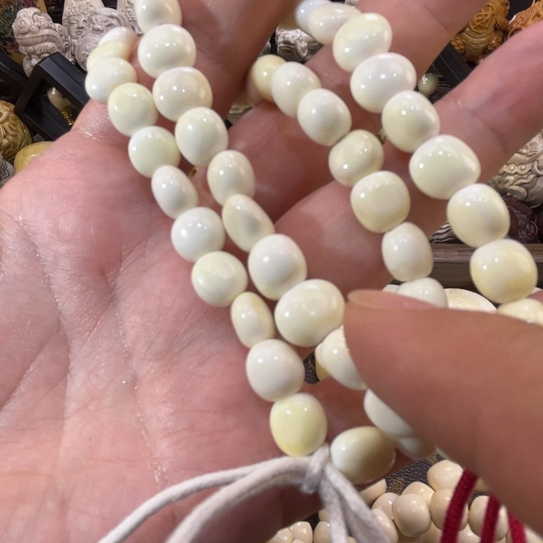 鹿骨手串/手链猪牙扁珠手持